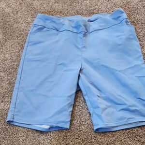 Croft & Barrow Light Blue Bike Shorts